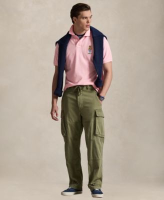 Men's Bear Mesh Polo Shirt