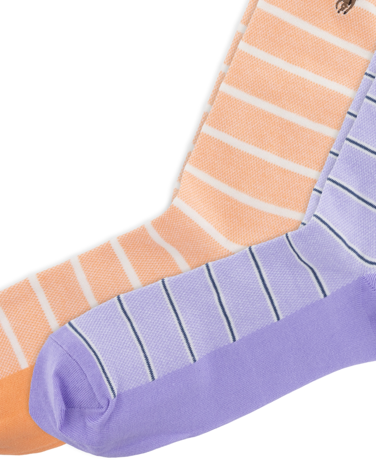 Polo Ralph Lauren Men's Hyde Park Oxford Stripe Socks, 2-Pack