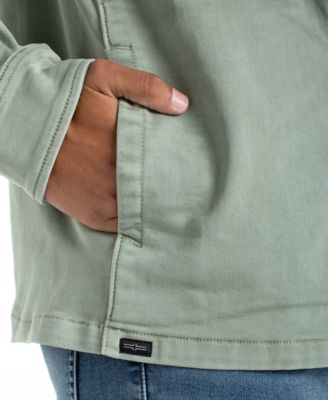 Men's Collared Shirt Jacket