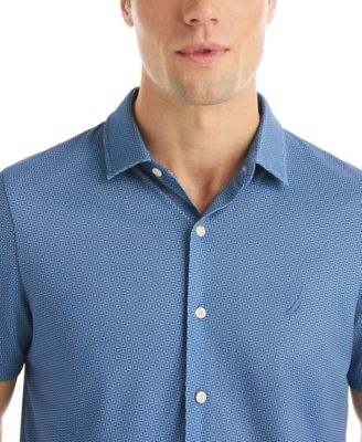 Men's Short-Sleeve Camp-Collar Shirt