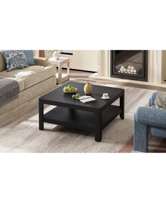 Modern Farmhouse Coffee Table with Soft Rounded Profile