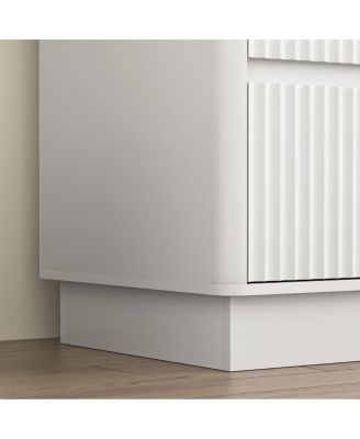 9 Drawer 63" Wide Wood Dresser, Modern Long TV Stand