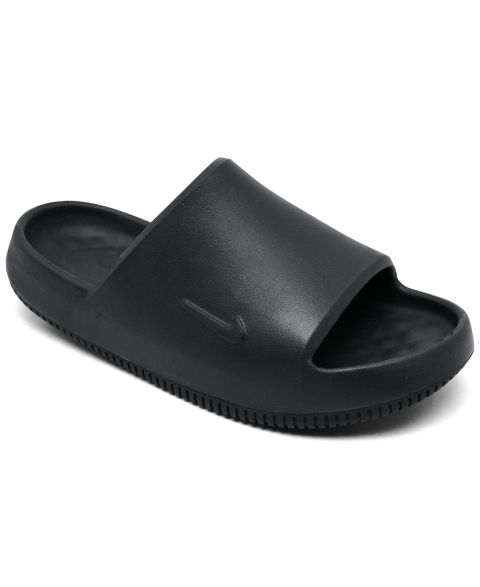 Детские сандалии Nike Big Kids Calm 2.0 Slide, цвет: Чёрный