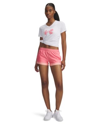 Women's Tech Play Up Color-Block Training Shorts