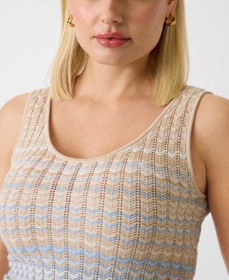 Women's  Rosalyn Sleeveless Scoop Neck Tank Top Sweater
