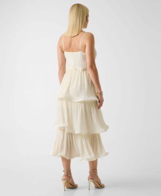 Women's Alessia Square Neck Tiered Dress