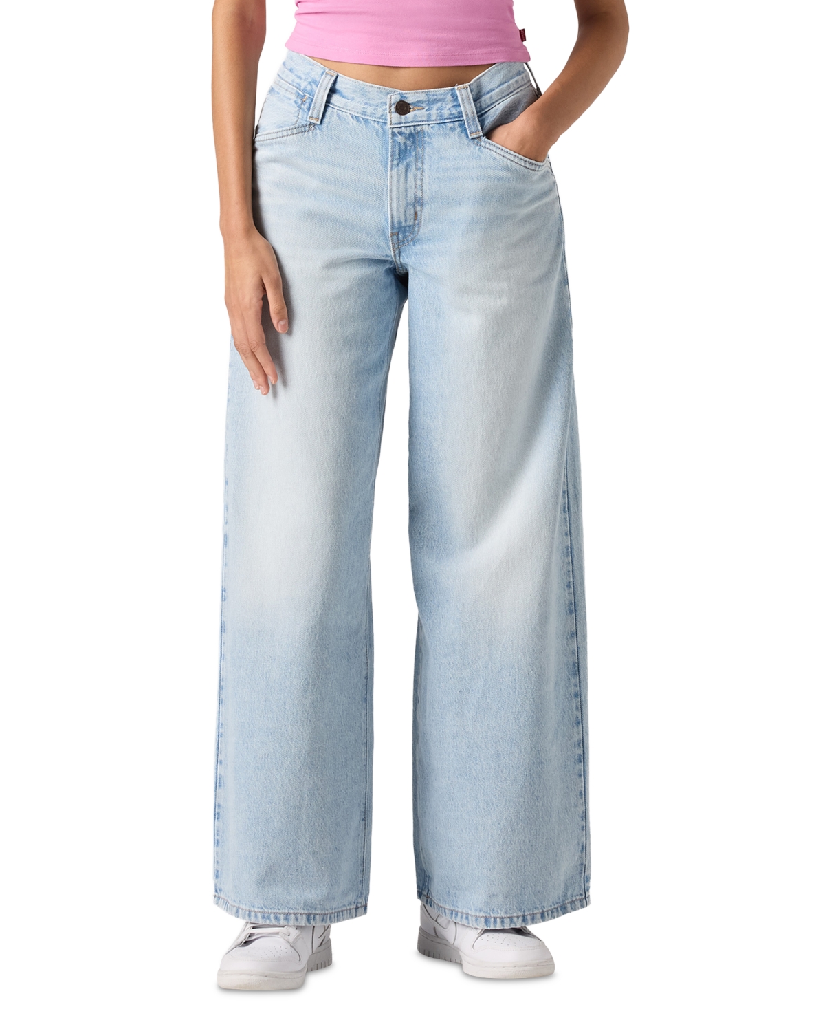 Levi's Plus Mid-Rise Wide-Leg Baggy Jeans