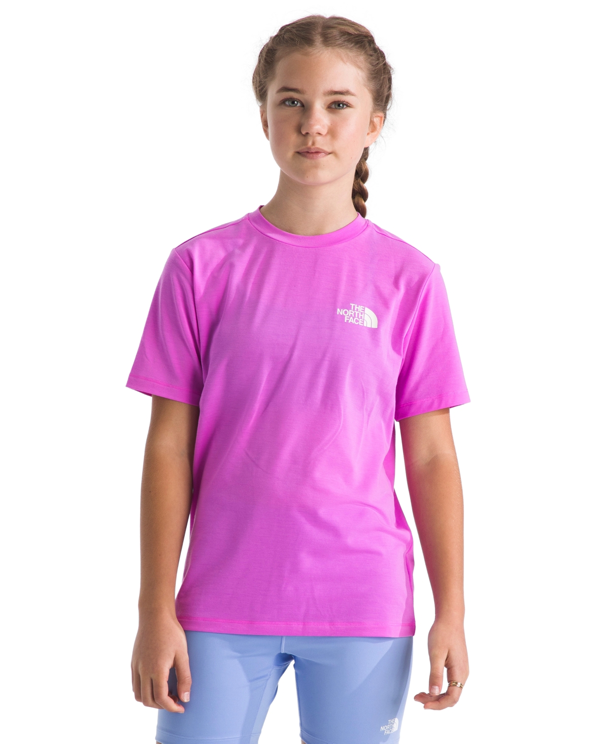 The North Face Boys' and Girls' 6-20 Adventure Wildflower Mountain Short-Sleeve T-Shirt