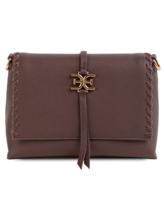 Sylvia Fold-Over Medium Crossbody Bag