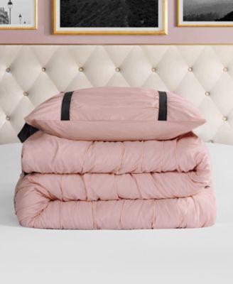 Juicy Couture Amelie Velvet Bows Ruched 2-Pc. Comforter Set, Twin/Twin XL