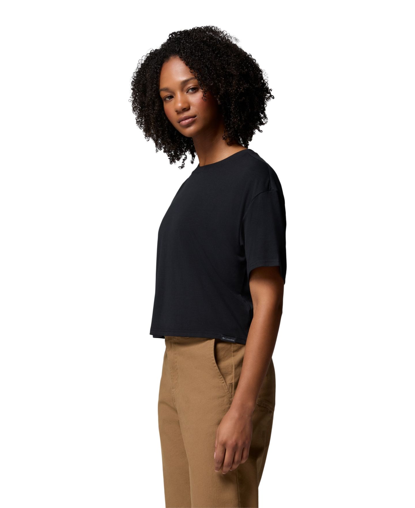 Женская футболка Columbia CSC™ Soft Stretch Shortie SS, цвет: Чёрный — фото 6
