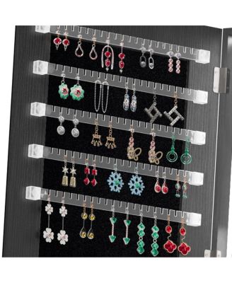 360° Swivel Jewelry Cabinet with Full Length Mirror