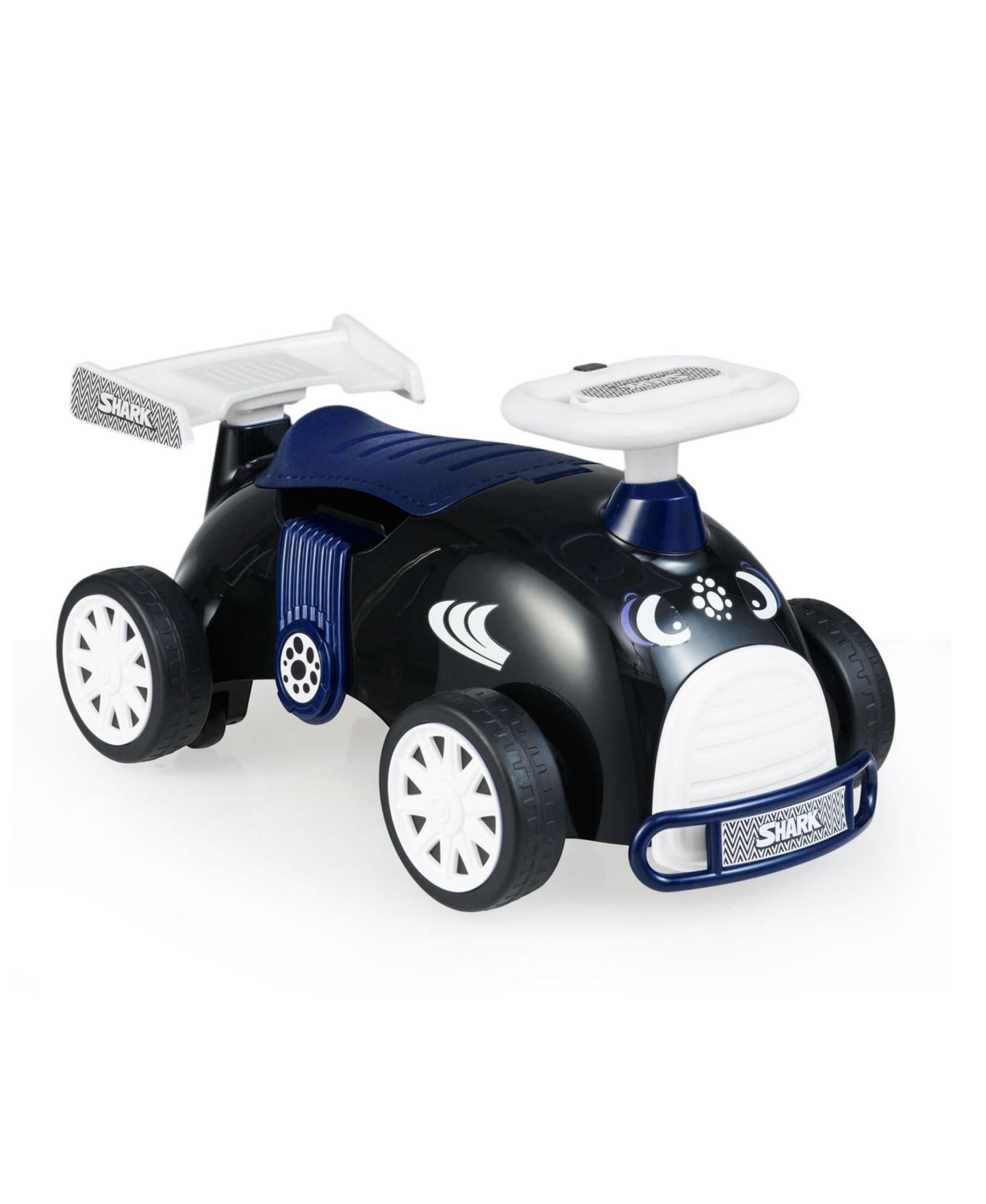 Детская игрушка Mecale Kids Ride-On Car with Musical Steering Wheel and Under-Seat Storage, Ages 1+, цвет: Чёрный — фото 9