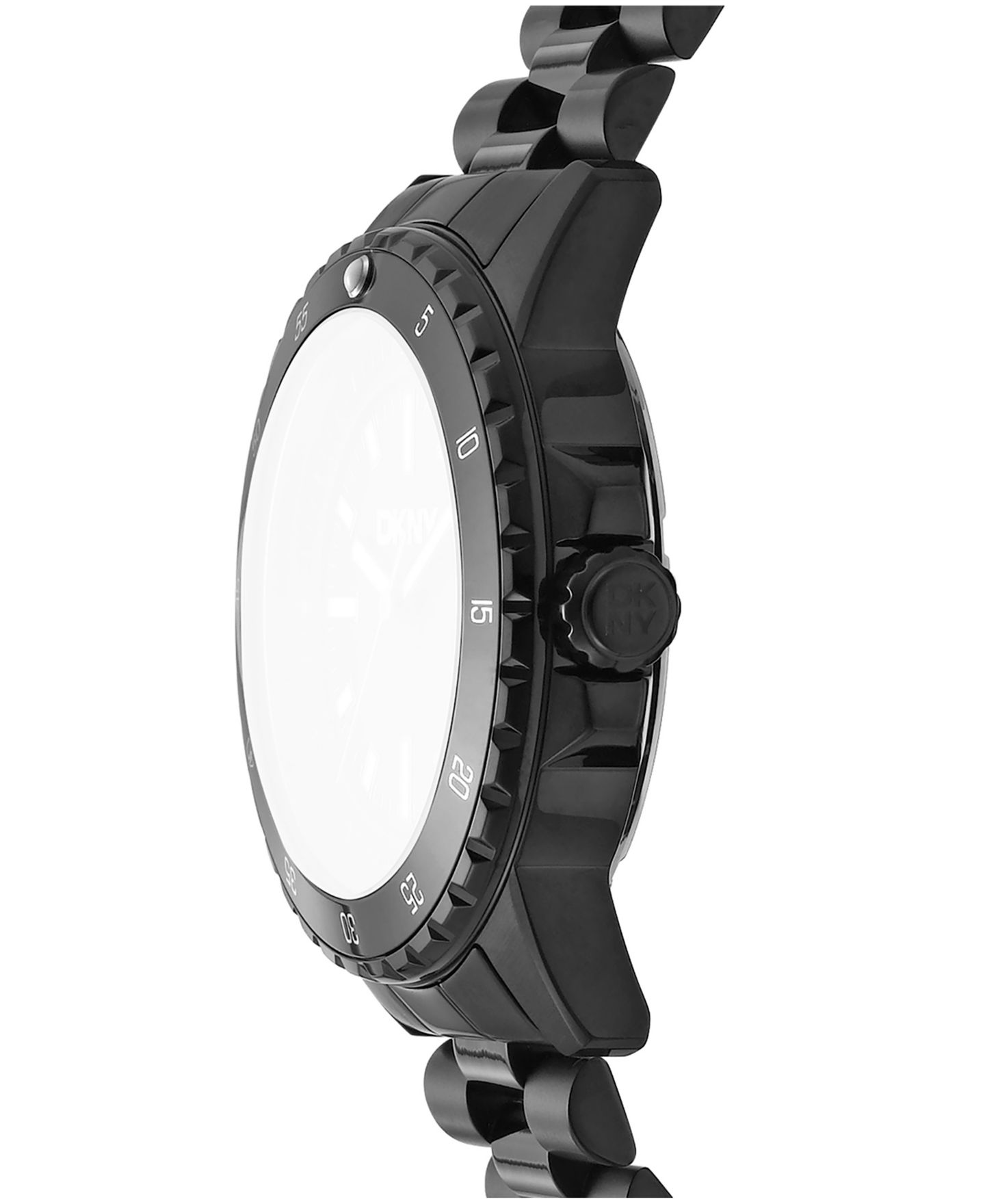 Мужские часы DKNY Sport Watch Black Dial Black Stainless Steel Bracelet Watch, 43mm — фото 2