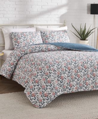 Vintage Charm Reversible 3-Pc. Quilt Sets, King