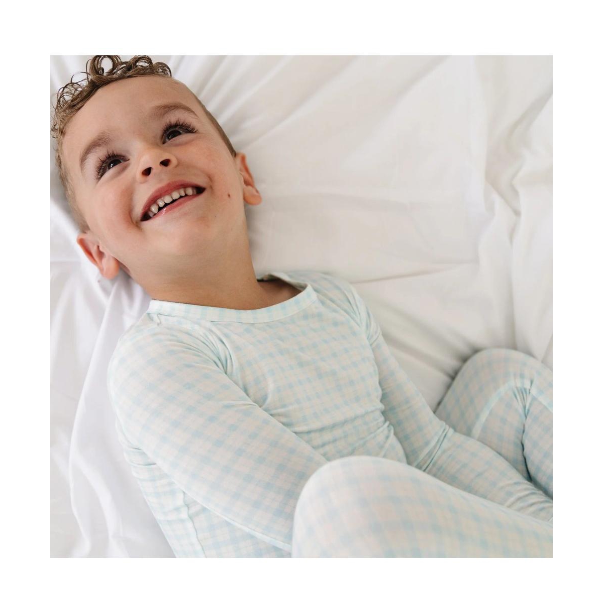 Motette Baby Boys Coastal Check Pajama Set