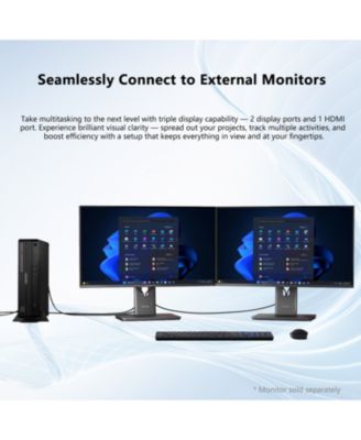 ThinkCentre M70s Gen 6 Business Desktop, Intel Core Ultra 5 225, 32GB DDR5, 2TB SSD, Wi-Fi 6, Wired KB & Mouse, Windows 11 Pro