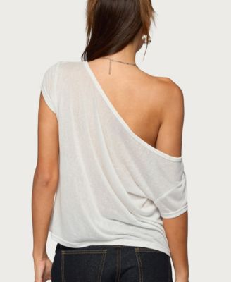 Women's Amora Off Shoulder Sheer Top