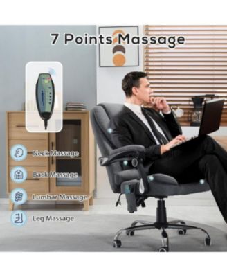 Office Chair with 7 Points Vibration Massage&Heat Functions