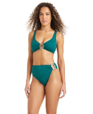 Women's Center Of Attention Over-The-Shoulder Bikini Top
