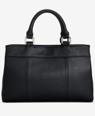 Nappa Leather Front Zip Crossbody