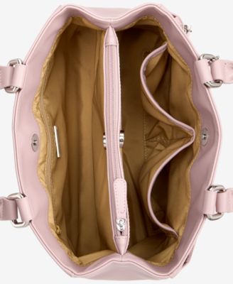 Nappa Leather Front Zip Crossbody