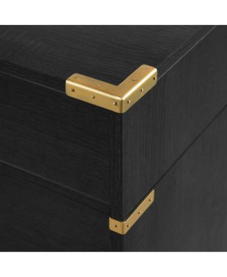 70" Executive Desk with File Drawers, USB Ports, Outlets & Hidden Compartment