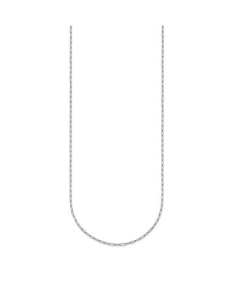 Solid 950 Platinum 1.4mm Thin Paperclip Chain Necklace 16-24 Inch Chain Necklace