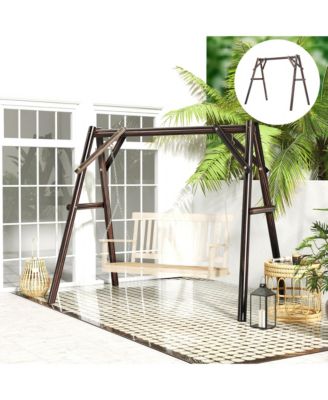 660lbs Porch Swing Frame, Swing Chair Sd Only for DIY Painting