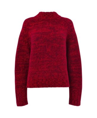 Women's Chunky Wool Fleck Knit Sweater