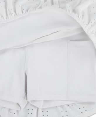 Girls' YPB Eyelet One-Shoulder Mini Dress