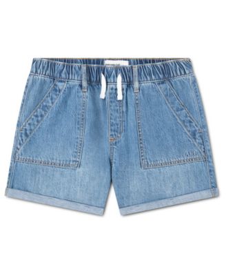 Girls' High-Rise Denim Shorts