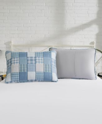 Plaid Patchwork Reversible 3-Pc Quilt Set, Full/Queen