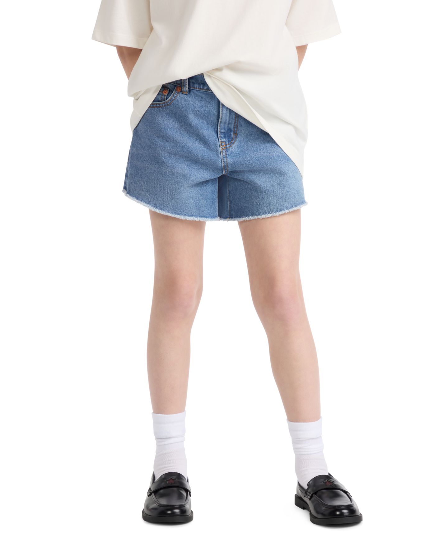 Шорты Levi's A-Line Shorts для девочек, цвет: Hollow Days — фото 4