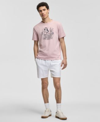 Men's Surf Haven Mermaid Graphic Cotton T-Shirt