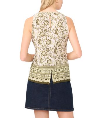 Women's Printed Sleeveless Tank Top