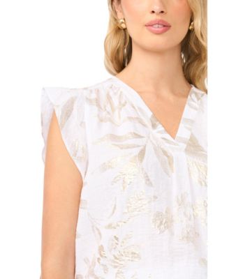 Women's Ruffle-Sleeve Blouse