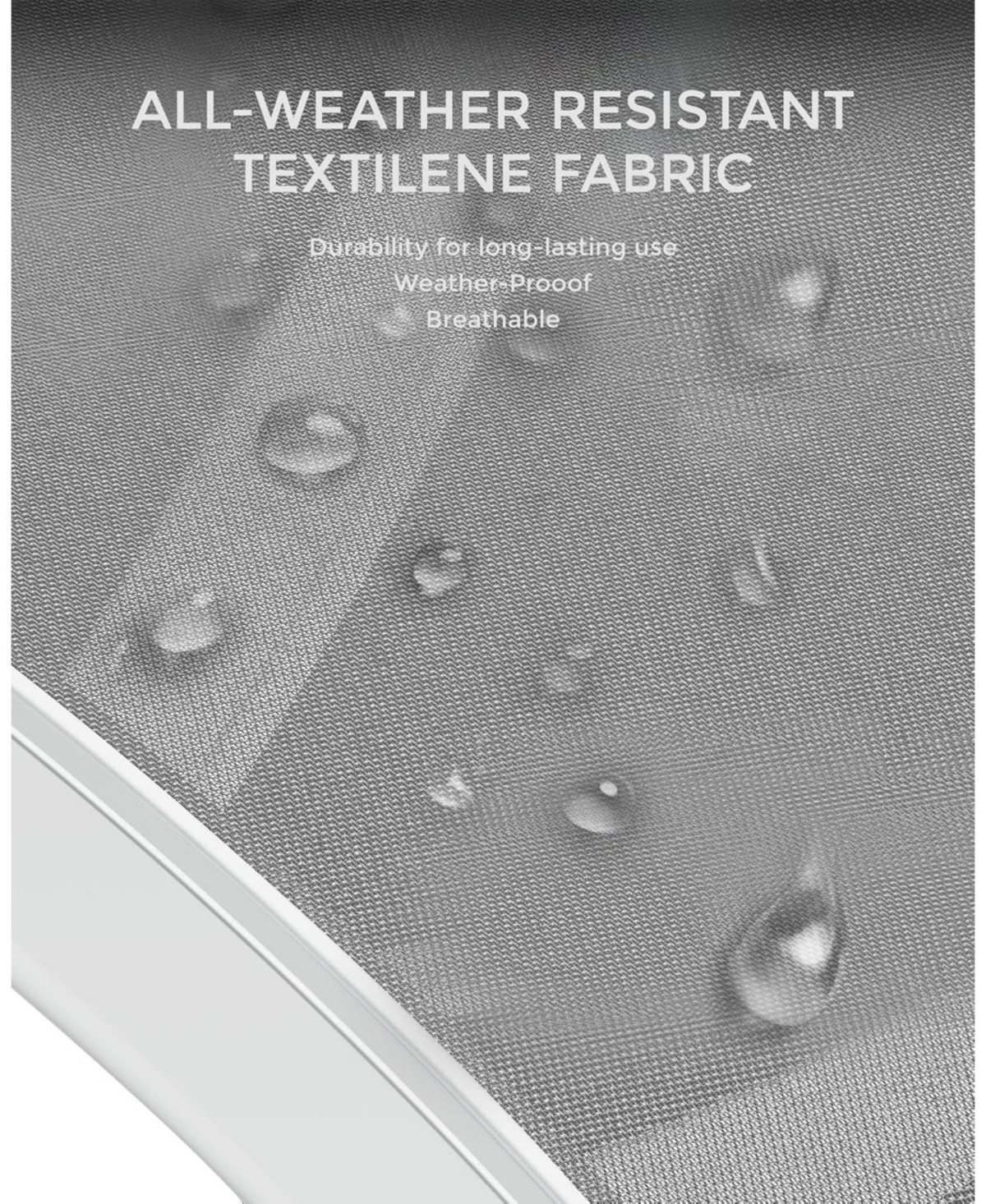 Gaomon Outdoor Chaise Lounge Chairs Set of 3, Heavy-Duty Sunbathing Loungers for Poolside, Backyard