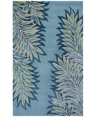 Kas - Bob Mackie Home 1002 Ice Blue Folia 8' x 11' Area Rug