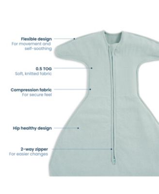 Baby SleepSack SwaddleStretch, Arms Up or Extended Arms, Newborn Swaddle, 0 – 3 months, 0.5 TOG.