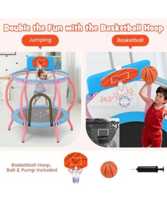 Kids Pumpkin Trampoline for Indoor and Outdoor Play