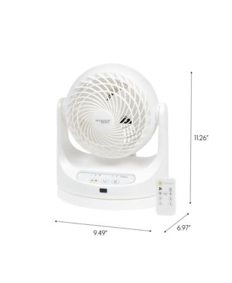 USA WOOZOO Medium Oscillating Air Circulator Fan with Remote Control