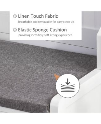 Hall Tree, Coat Rack and Bench Seat with 4 Hooks, 2 Drawers