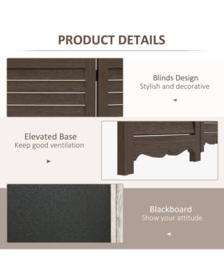 5.5' 4 Panel Room Divider, Indoor Privacy Screens for Home