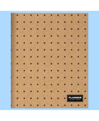 July 2026 - June 2027 Kraft Dot Medium Monthly Planner