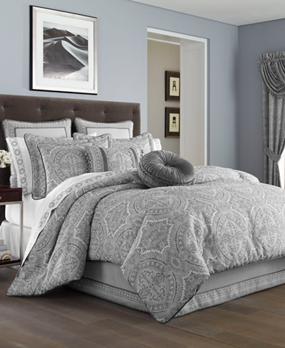 J Queen New York Colette Silver Bedding Collection
