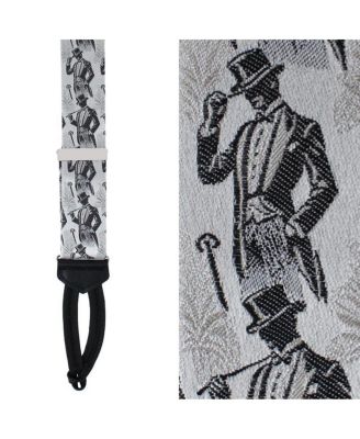 Men's Ambrose Dapper Night Silk Formal End Suspenders and Necktie Set