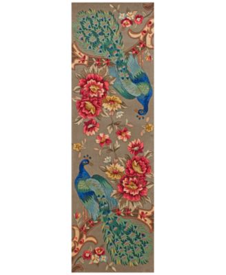 Kas - Catalina 732 Sage Peacock Flora 2'6" x 8' Runner Rug