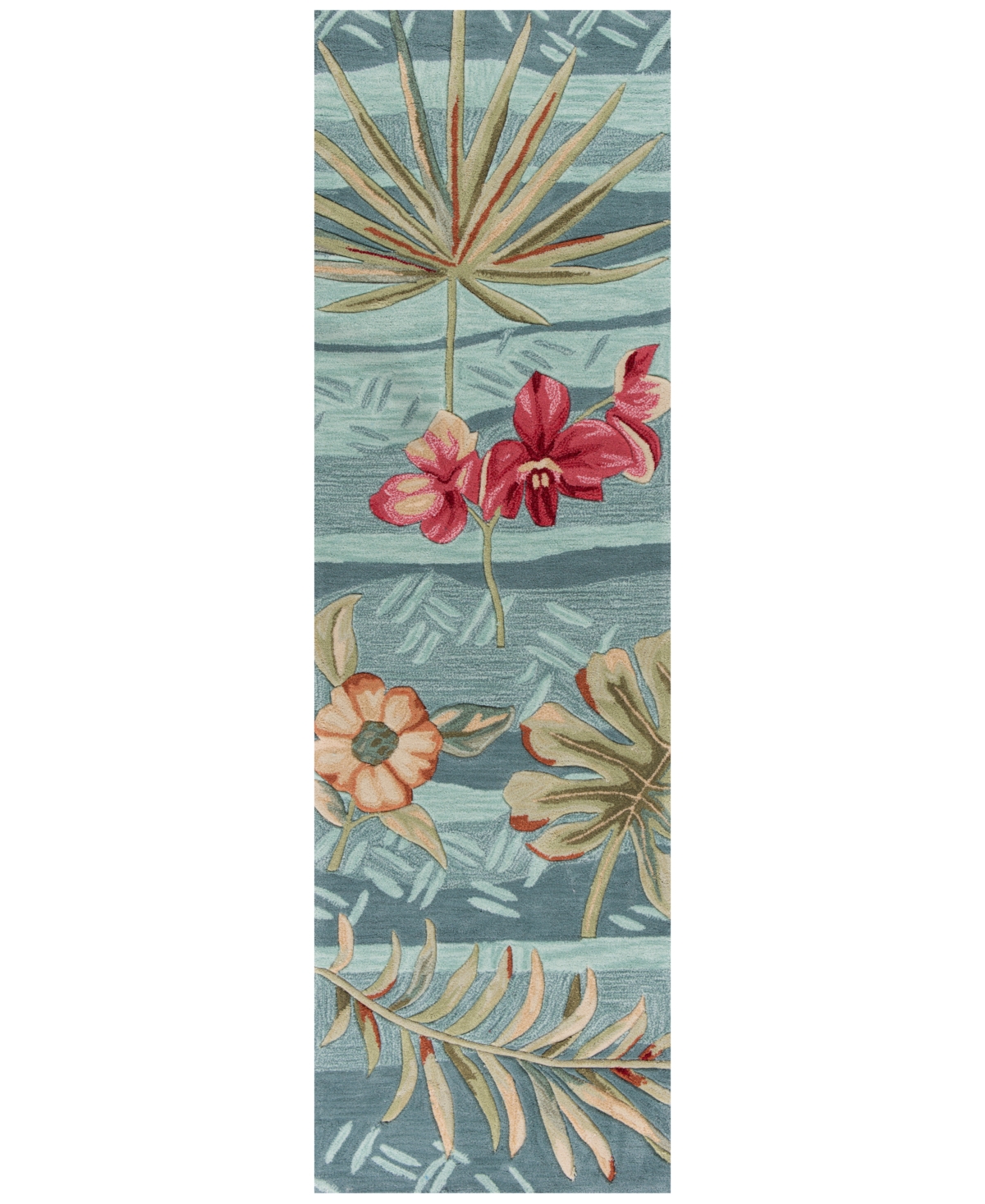 Kas Coral 4166 Seafoam Visions 2'3in x 7'6in Runner Rug
