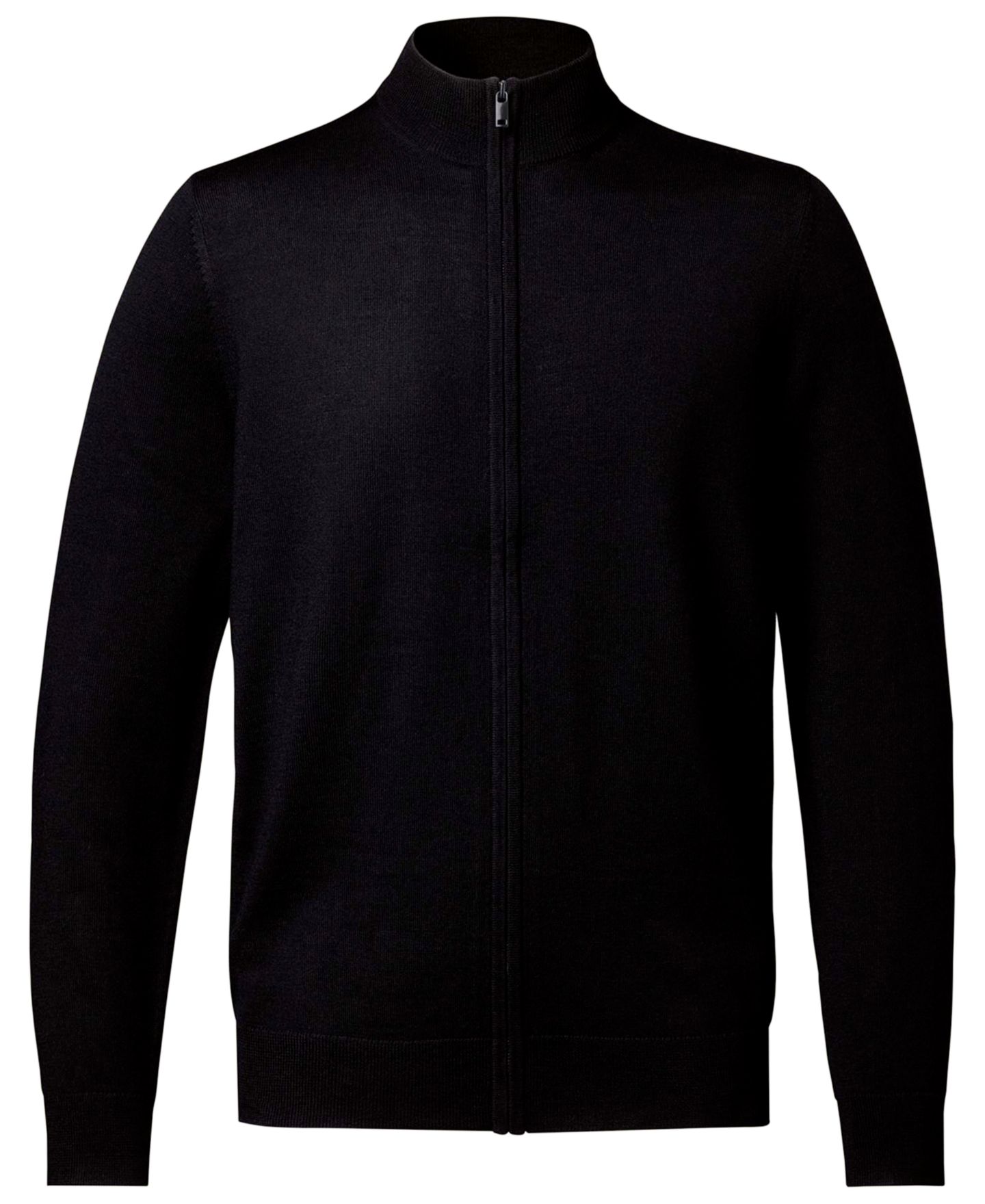 Мужской свитер Charles Tyrwhitt Oatmeal Chunky Merino, цвет: Чёрный — фото 3